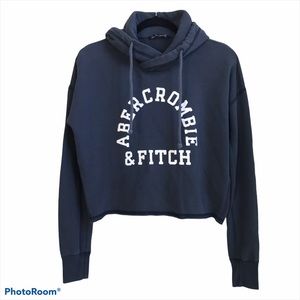 Abercrombie & Fitch Crop Sweatshirt Hoodie